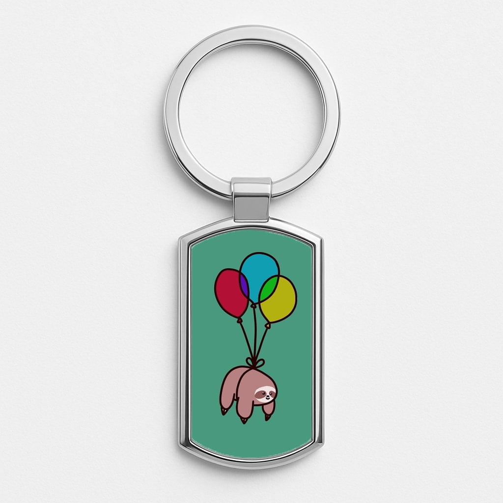 Balloon Sloth Luxury Keyring