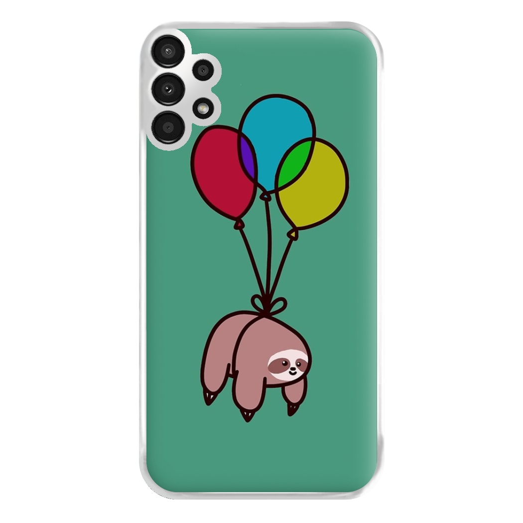 Balloon Sloth Phone Case for Galaxy A13