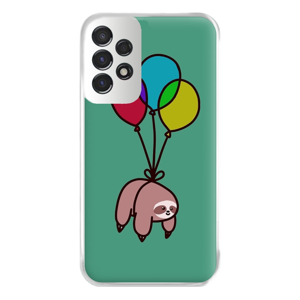 Balloon Sloth Phone Case for Galaxy A53