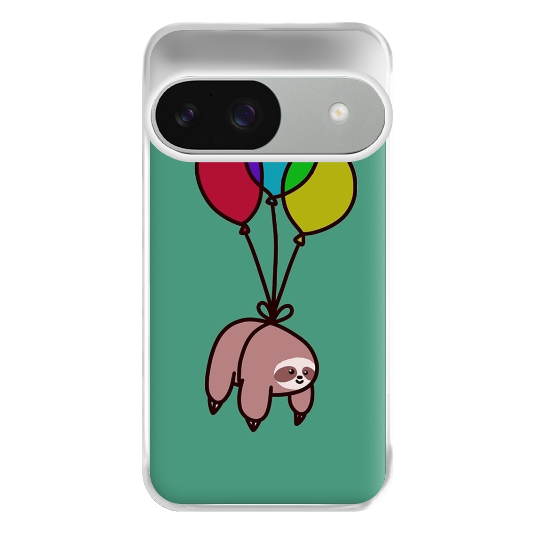 Balloon Sloth Phone Case for Google Pixel 9 / 9 Pro