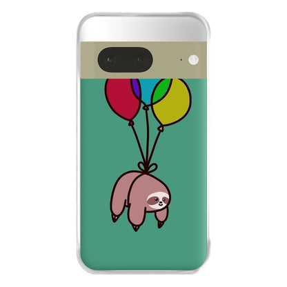 Balloon Sloth Phone Case for Google Pixel 7a