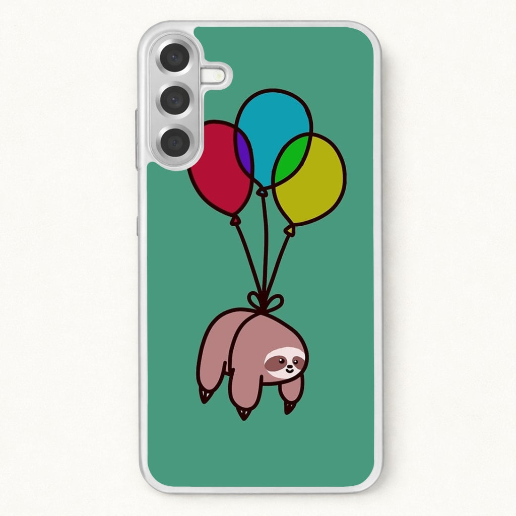 Balloon Sloth Phone Case for Galaxy A57