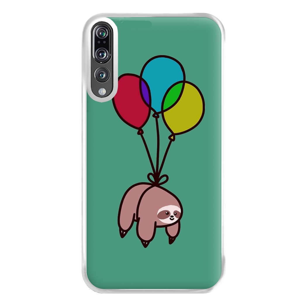 Balloon Sloth Phone Case for Huawei P20 Pro