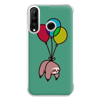 Balloon Sloth Phone Case for Huawei P30 Lite