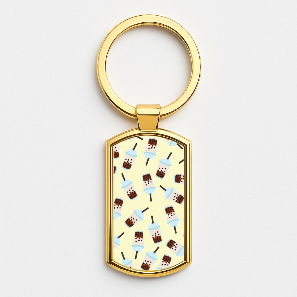 Boba Tea - Summer Gold Keyring