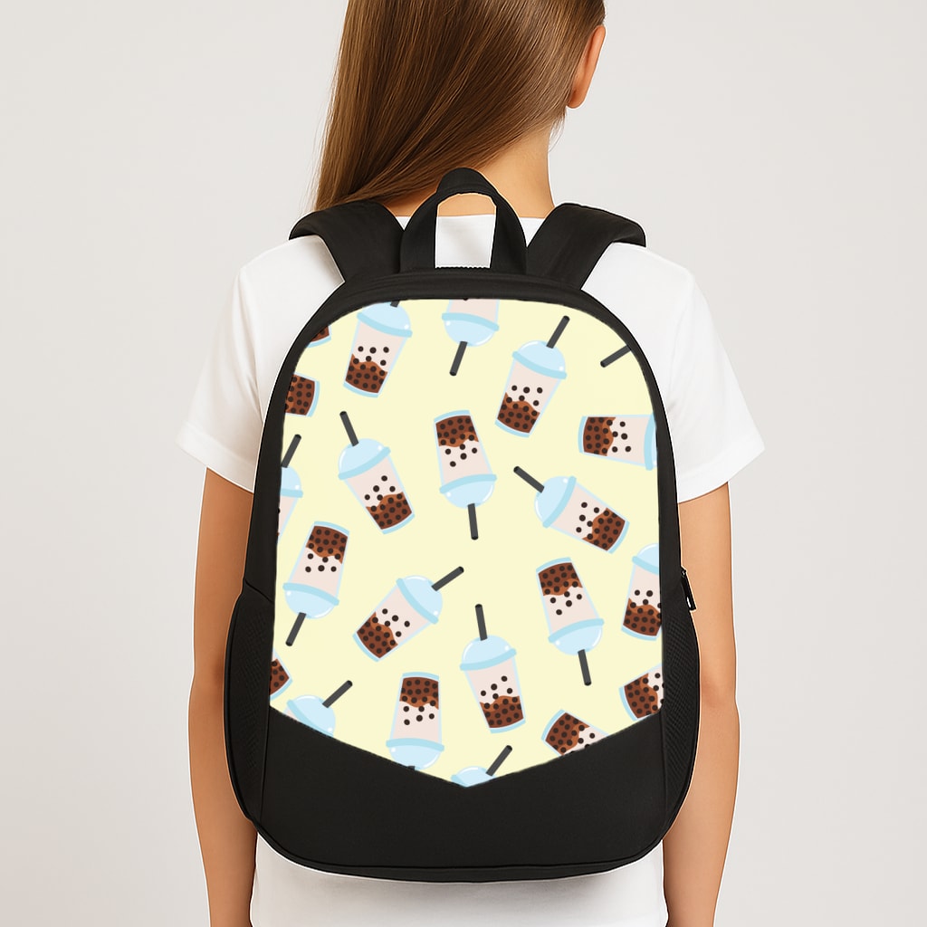 Boba Tea - Summer Large School Bag