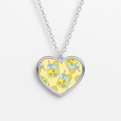 Lemons - Summer Heart Necklace