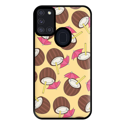 Coconut - Summer Phone Case for Galaxy A21s