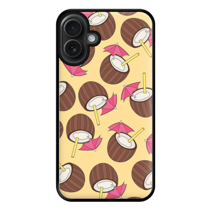 Coconut - Summer Phone Case for iPhone 16 Plus