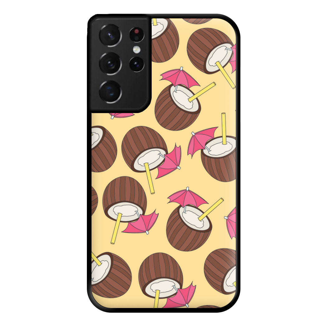 Coconut - Summer Phone Case for Galaxy S21 Ultra