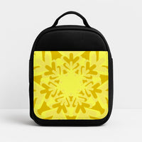 Yellow - Colourful Snowflakes Lunchbox