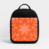 Orange - Colourful Snowflakes Lunchbox