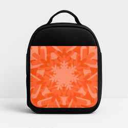 Orange - Colourful Snowflakes Insulated Lunchbox
