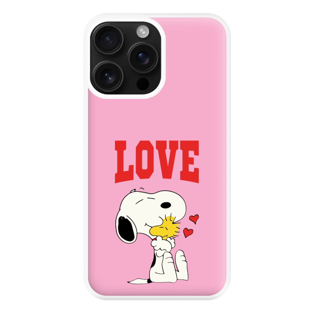Love Cartoon Beagle  Phone Case