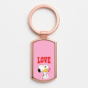 Love Cartoon Beagle  Luxury Keyring 4