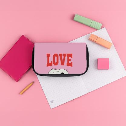 Love Cartoon Beagle  Pencil Case