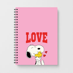 Love Cartoon Beagle  Notebook