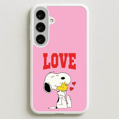 Love Cartoon Beagle Phone Case for Galaxy S25FE