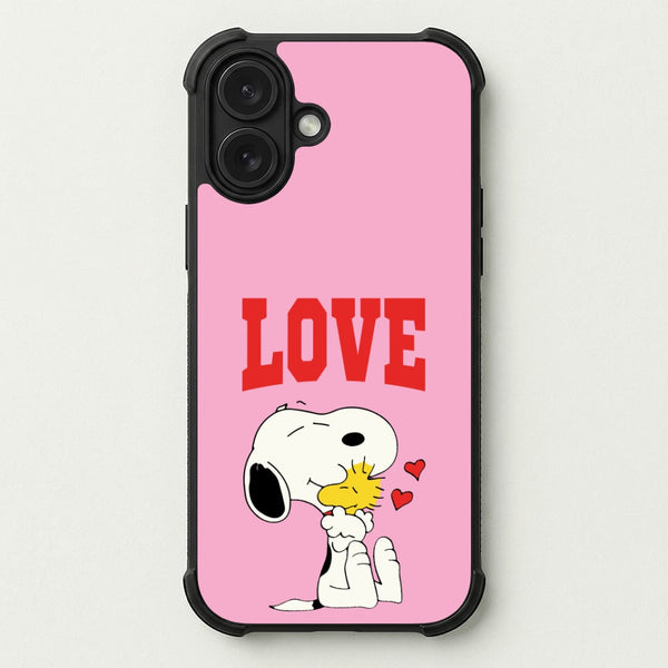 Love Cartoon Beagle Phone Case — Bumper case