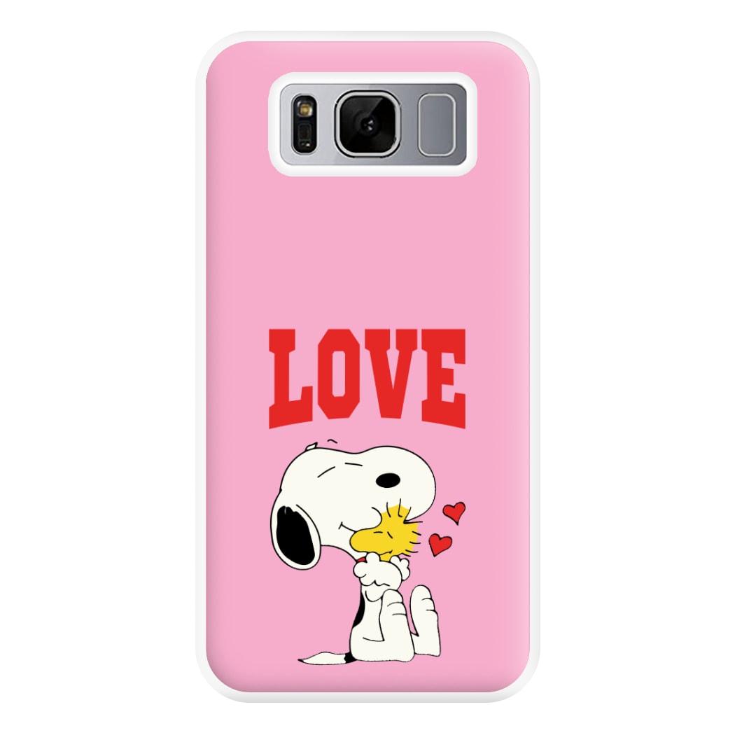 Love Cartoon Beagle  Phone Case for Galaxy S8 Plus