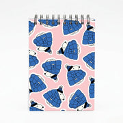 Cartoon Beagle Puffer Jacket Pattern Notebook 4