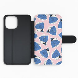 Cartoon Beagle Puffer Jacket Pattern Flip Phone Case