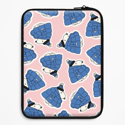 Cartoon Beagle Puffer Jacket Pattern Universal Laptop Sleeve