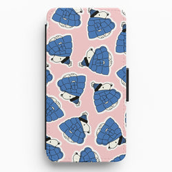 Cartoon Beagle Puffer Jacket Pattern Flip / Wallet Phone Case