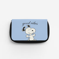 Good Vibes Cartoon Beagle Pencil Case