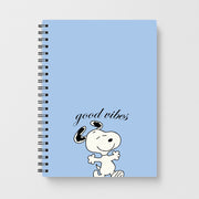 Good Vibes Cartoon Beagle Notebook 1