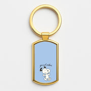 Good Vibes Cartoon Beagle Luxury Keyring 3