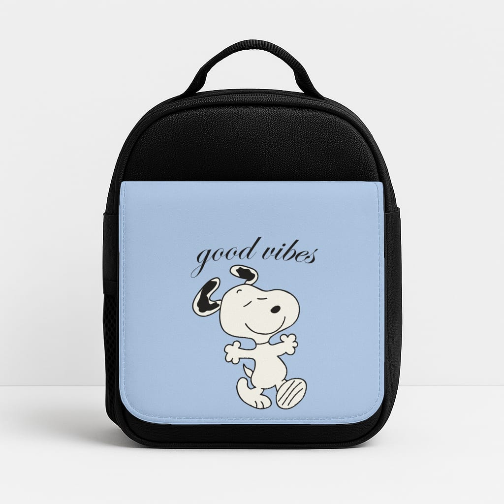Good Vibes Cartoon Beagle Lunchbox