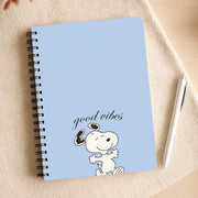 Good Vibes Cartoon Beagle Notebook 3