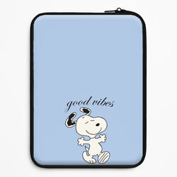 Good Vibes Cartoon Beagle Universal Laptop Sleeve