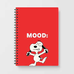 Mood Cartoon Beagle  Notebook