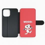Mood Cartoon Beagle Flip / Wallet Phone Case 2