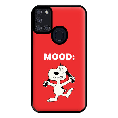 Mood Cartoon Beagle  Phone Case for Galaxy A21s