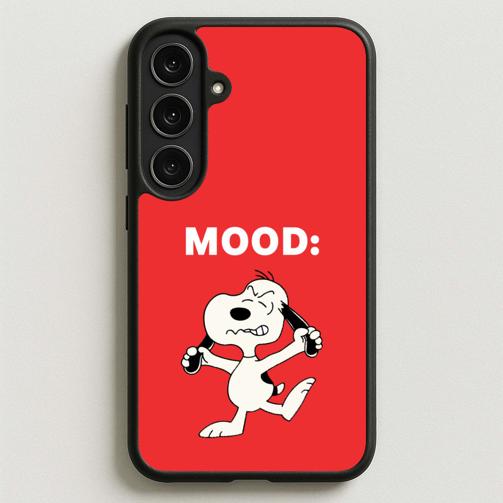 Mood Cartoon Beagle Phone Case for Galaxy S25FE