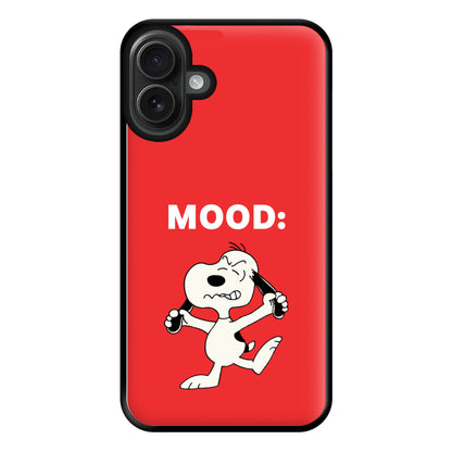 Mood Cartoon Beagle  Phone Case for iPhone 16 Plus