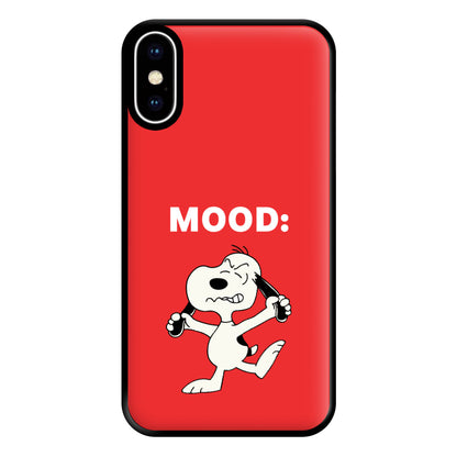 Mood Cartoon Beagle  Phone Case for iPhone XS Max