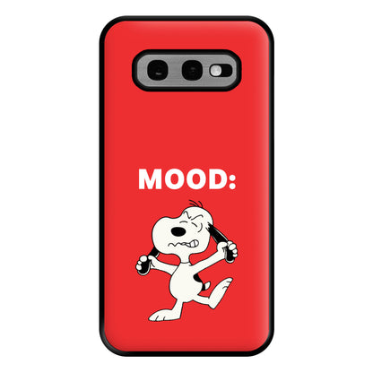 Mood Cartoon Beagle  Phone Case for Galaxy S10e