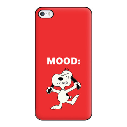 Mood Cartoon Beagle  Phone Case for iPhone 5 / 5s / SE 2016