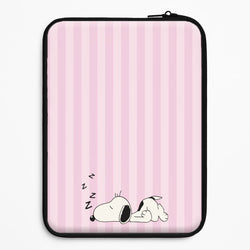 Pastel Stripes Cartoon Beagle Universal Laptop Sleeve