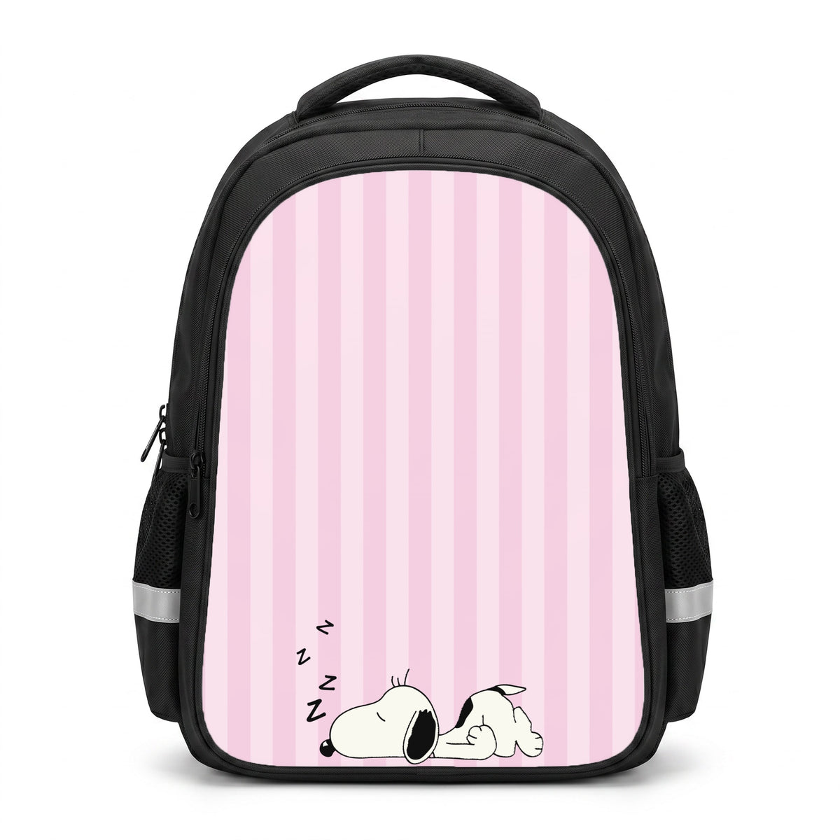 Pastel Stripes Cartoon Beagle Backpack