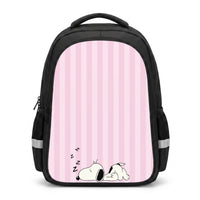 Pastel Stripes Cartoon Beagle Backpack