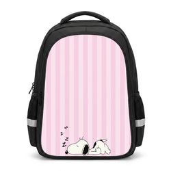 Pastel Stripes Cartoon Beagle Backpack