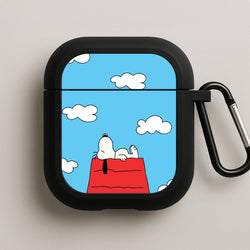 Cartoon Beagle Sleeping AirPods Case