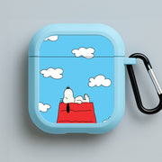 Cartoon Beagle Sleeping AirPods Case 3