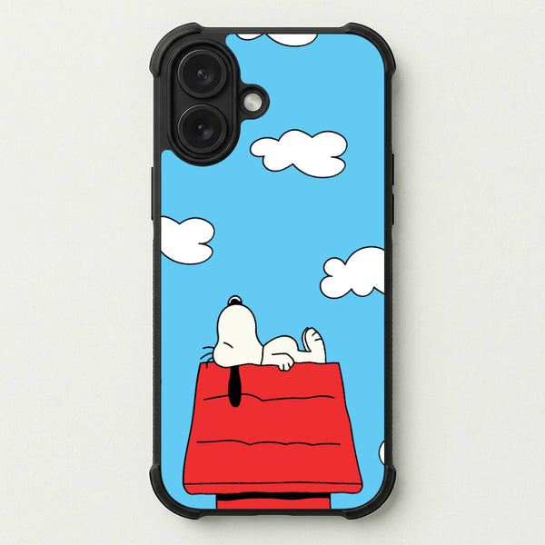 Cartoon Beagle Sleeping Phone Case — Bumper case