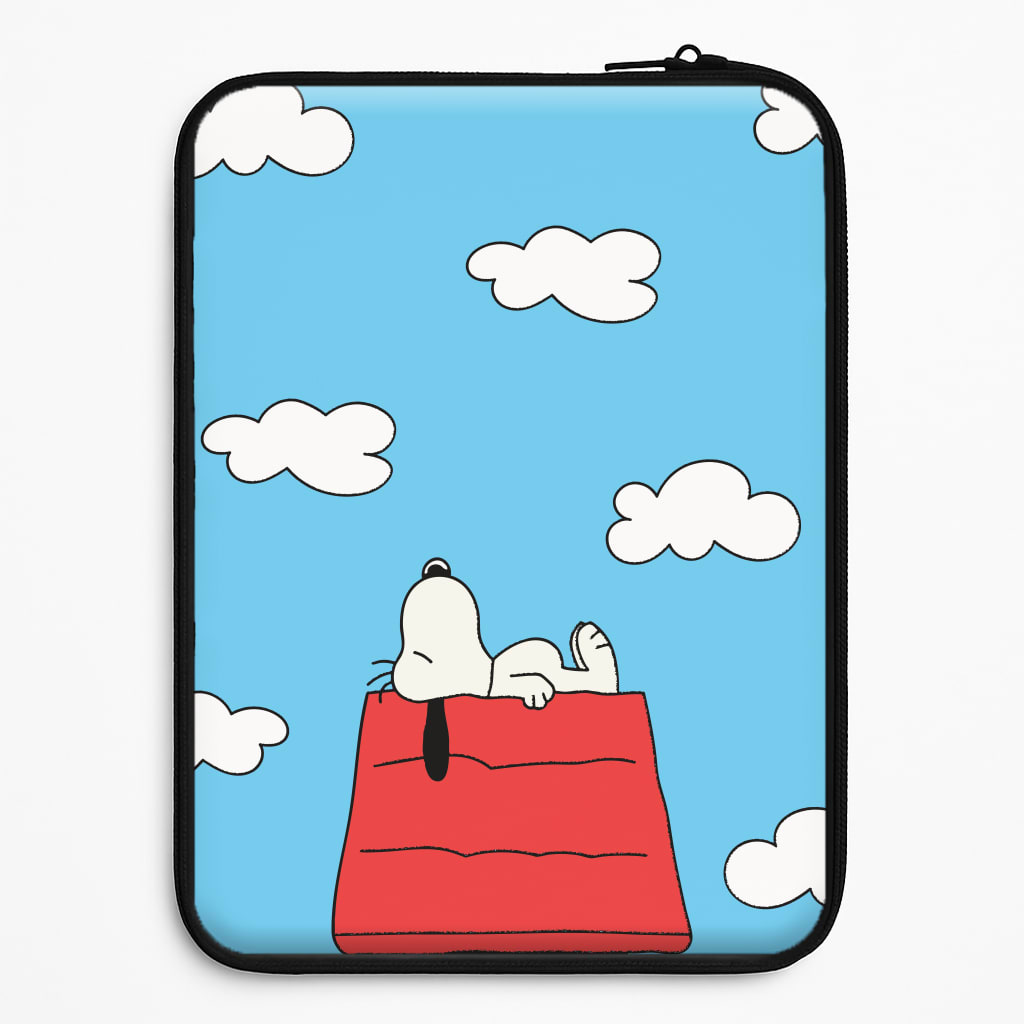 Cartoon Beagle Sleeping Universal Laptop Sleeve